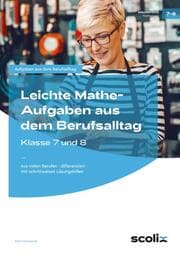 Cover von Leichte Mathe-Aufgaben aus dem Berufsalltag - Klasse 7-8