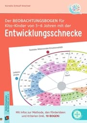 Cover von Der Beobachtungsbogen für Kita-Kinder von 3-6 Jahren mit der Entwicklungsschnecke
