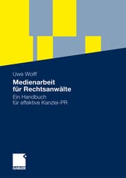 Cover von Medienarbeit für Rechtsanwälte