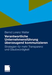 Cover von Verantwortliche Unternehmensführung überzeugend kommunizieren