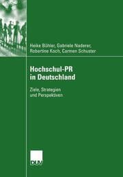 Cover von Hochschul-PR in Deutschland
