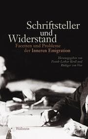 Cover von Schriftsteller und Widerstand