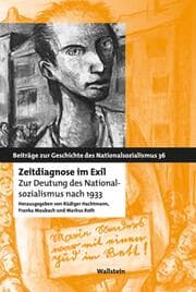 Cover von Zeitdiagnose im Exil