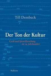 Cover von Der Ton der Kultur