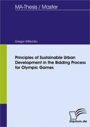 Cover von Principles of Sustainable Urban Development in the Bidding Process for Olympic Games