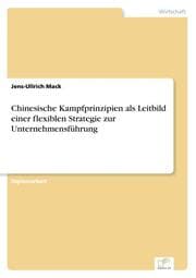 Cover von Chinesische Kampfprinzipien als Leitbild einer flexiblen Strategie zur Unternehmensführung