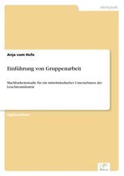 Cover von Einführung von Gruppenarbeit
