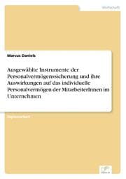 Cover von Ausgewählte Instrumente der Personalvermögenssicherung und ihre Auswirkungen auf das individuelle Personalvermögen der MitarbeiterInnen im Unternehmen