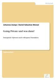 Cover von Going Private und was dann?