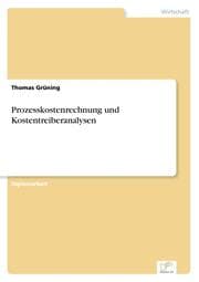 Cover von Prozesskostenrechnung und Kostentreiberanalysen