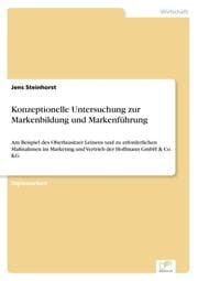 Cover von Konzeptionelle Untersuchung zur Markenbildung und Markenführung