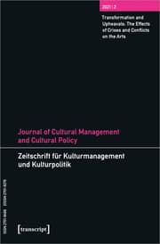 Cover von Journal of Cultural Management and Cultural Policy/Zeitschrift für Kulturmanagement und Kulturpolitik