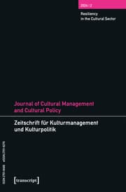 Cover von Journal of Cultural Management and Cultural Policy/Zeitschrift für Kulturmanagement und Kulturpolitik