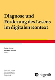 Cover von Diagnose und Förderung des Lesens im digitalen Kontext