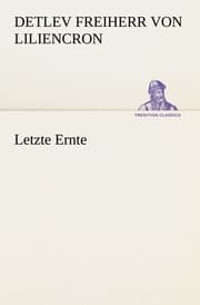 Cover von Letzte Ernte
