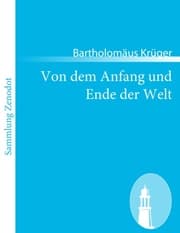 Cover von Von dem Anfang und Ende der Welt
