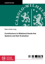 Cover von Contributions to Wideband Hands-free Systems and their Evaluation