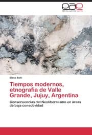 Cover von Tiempos modernos, etnografia de Valle Grande, Jujuy, Argentina