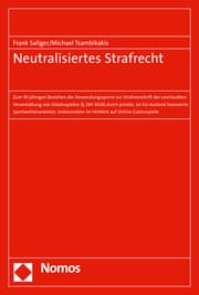 Cover von Neutralisiertes Strafrecht