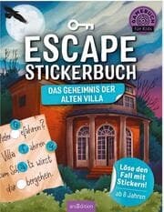Cover von Escape-Stickerbuch - Das Geheimnis der alten Villa