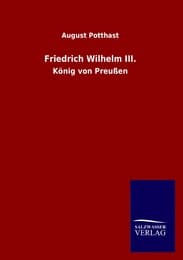 Cover von Friedrich Wilhelm III.