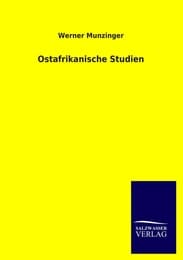 Cover von Ostafrikanische Studien
