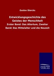 Cover von Entwicklungsgeschichte des Geistes der Menschheit