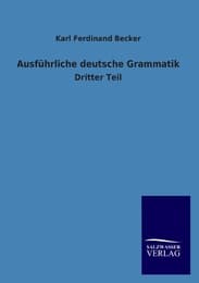 Cover von Ausführliche deutsche Grammatik