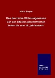 Cover von Das deutsche Wohnungswesen