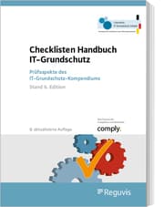 Cover von Checklisten Handbuch IT-Grundschutz