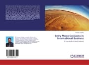 Cover von Entry Mode Decisions in International Business