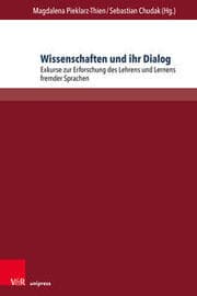 Cover von Wissenschaften und ihr Dialog