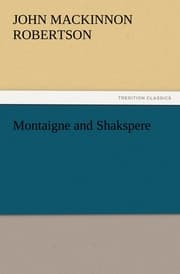 Cover von Montaigne and Shakspere