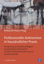 Cover von Professionelle Antinomien in hausärztlicher Praxis