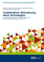Cover von Taubblindheit. Behinderung. Neue Technologien
