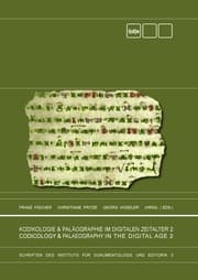 Cover von Kodikologie und Paläographie im digitalen Zeitalter 2 - Codicology and Palaeography in the Digital Age 2