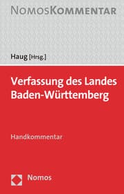Cover von Verfassung des Landes Baden-Württemberg