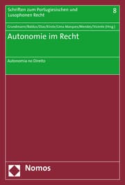 Cover von Autonomie im Recht