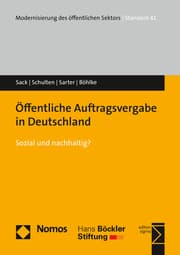Cover von Öffentliche Auftragsvergabe in Deutschland