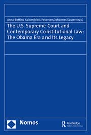 Cover von The U.S. Supreme Court and Contemporary Constitutional Law: The Obama Era and Its Legacy