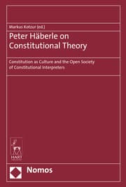 Cover von Peter Häberle on Constitutional Theory