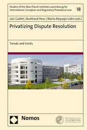 Cover von Privatizing Dispute Resolution