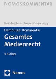 Cover von Hamburger Kommentar Gesamtes Medienrecht