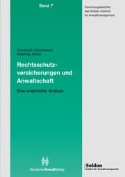 Cover von Rechtsschutzversicherungen und Anwaltschaft