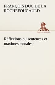 Cover von Réflexions ou sentences et maximes morales