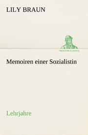 Cover von Memoiren einer Sozialistin Lehrjahre