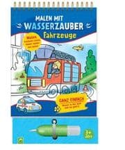 Cover von Malen mit Wasserzauber Fahrzeuge