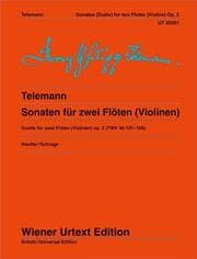 Cover von Sechs Sonaten für 2 Querflöten (Violinen)