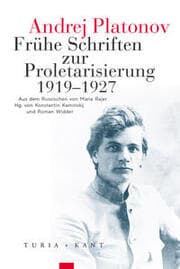 Cover von Frühe Schriften zur Proletarisierung