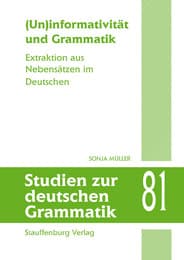 Cover von (Un)informativität und Grammatik